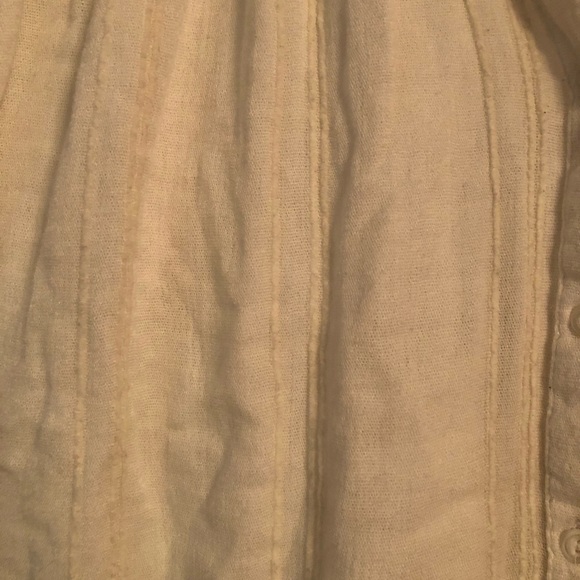 Free people creme oversized button down - Picture 2 of 3